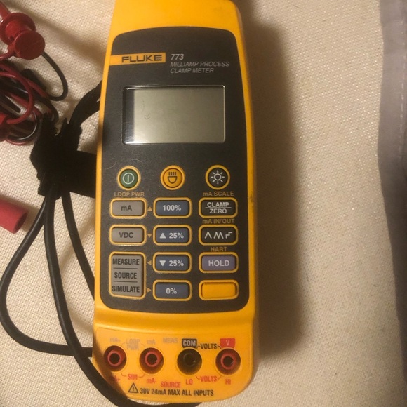 fluke | Other | Fluke 773 Milliamp Process Clamp Meter | Poshmark
